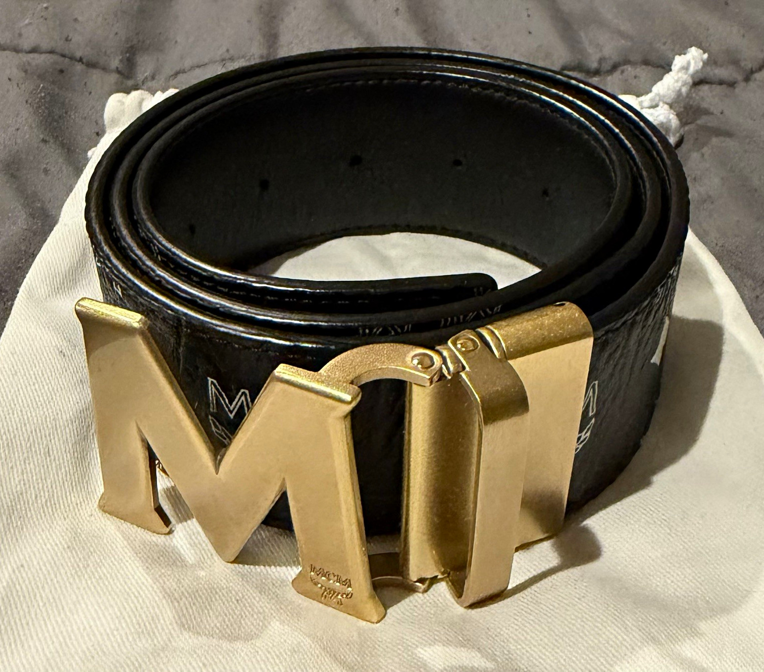 MCM Men’s Reversible Belt 1.75\