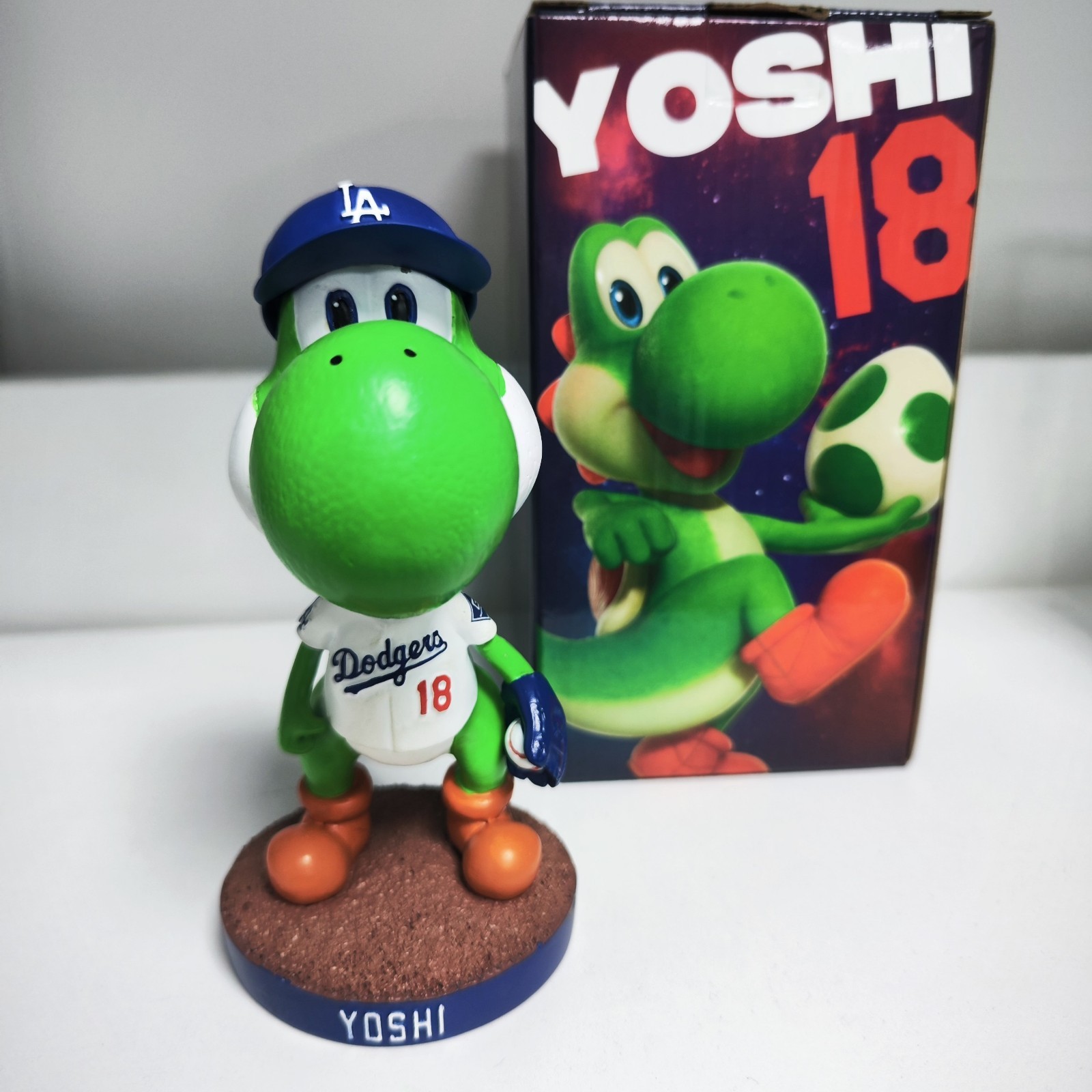 2026 Yoshi #18 Los Angeles Dodgers Bobblehead with box 3/31/26