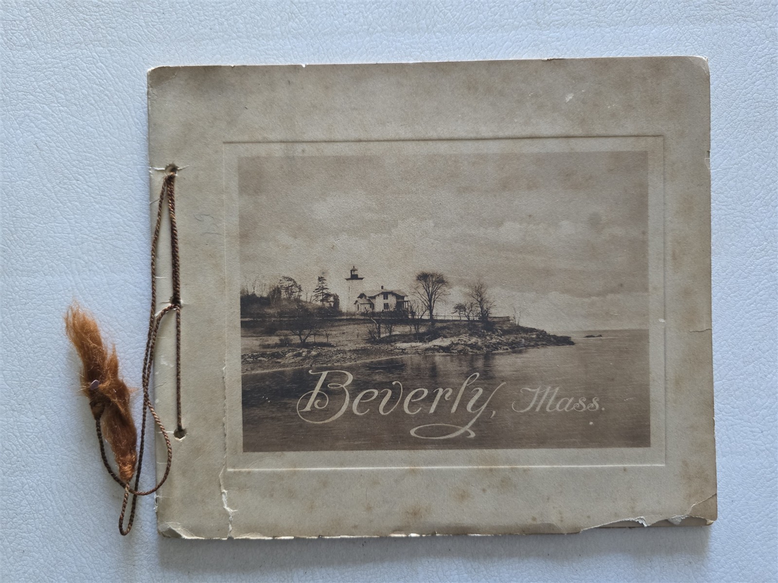 Beverly Massachusetts Antique Book Portfolio of Photos c 1925, 12 Photogravures