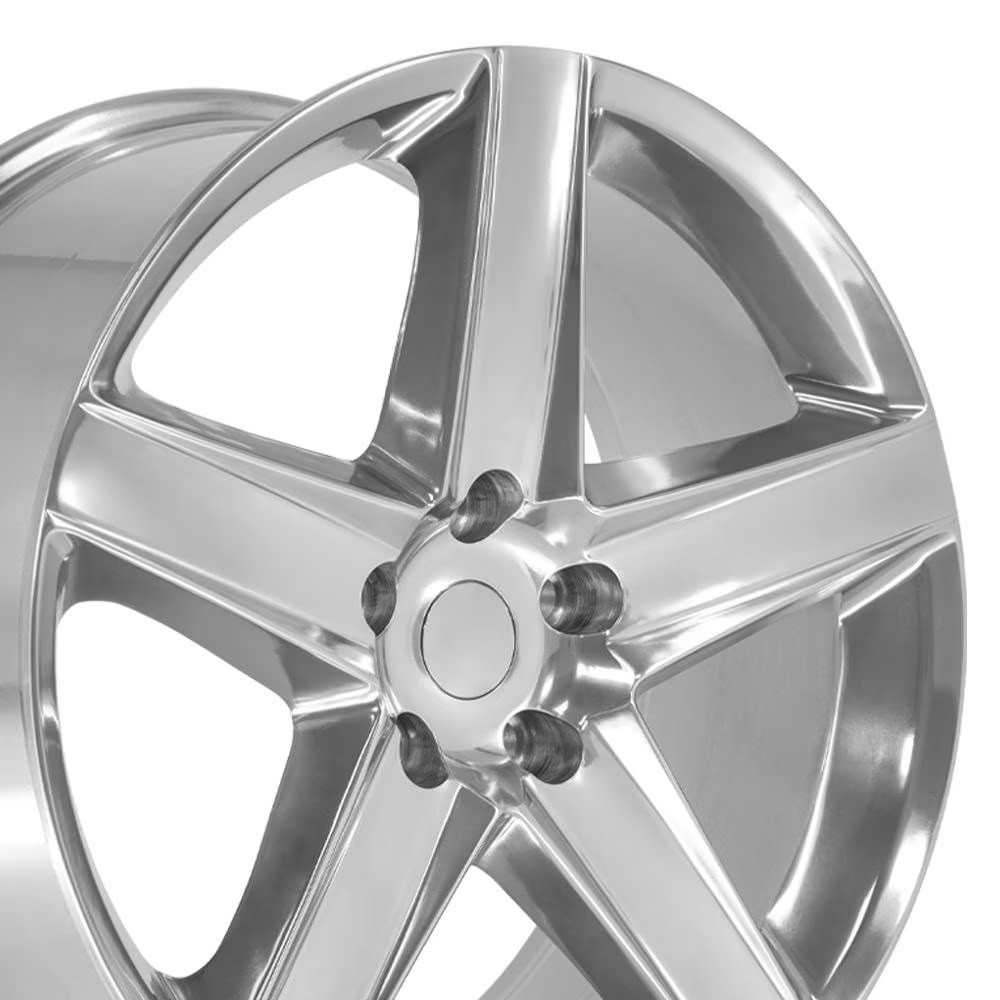 Single(1) 20x9 Polished 9082 Wheel 5x127 Fits Dodge Durango
