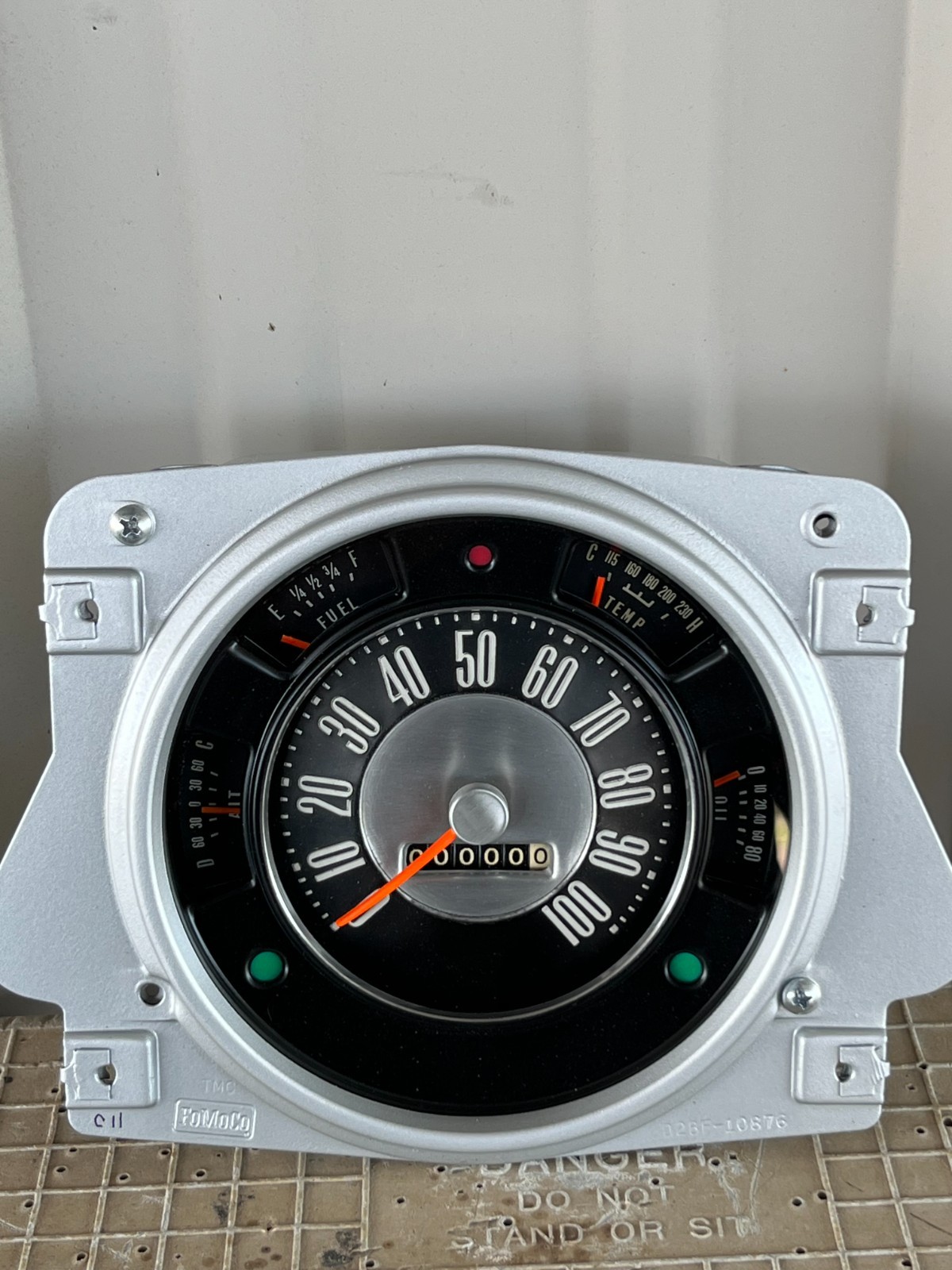 Early Ford Bronco Speedometer and Gauge Cluster Refurbished