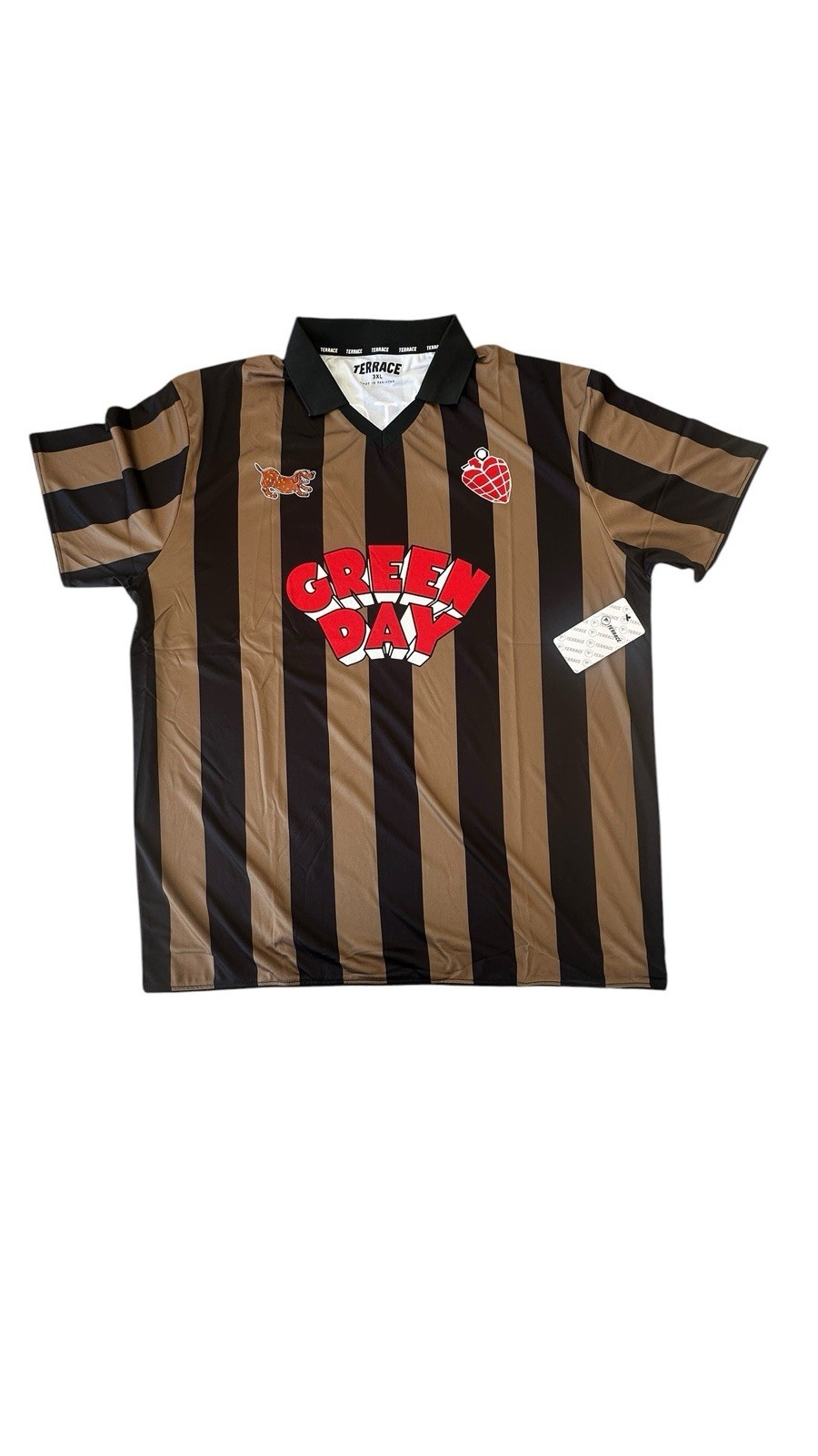 Greenday Official Concert Merchandise Soccer Jersey 2024 Savior Tour 3XL