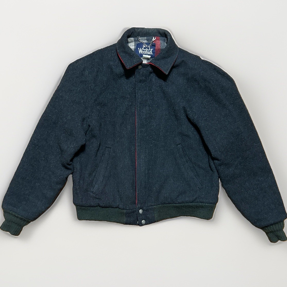 Vintage Woolrich Thinsulate Wool Bomber Jacket Size Medium USA Made Plaid Lined Vintage Woolrich Thinsulate Wool Bomber Jacket Size Medium USA Made Plaid Lined