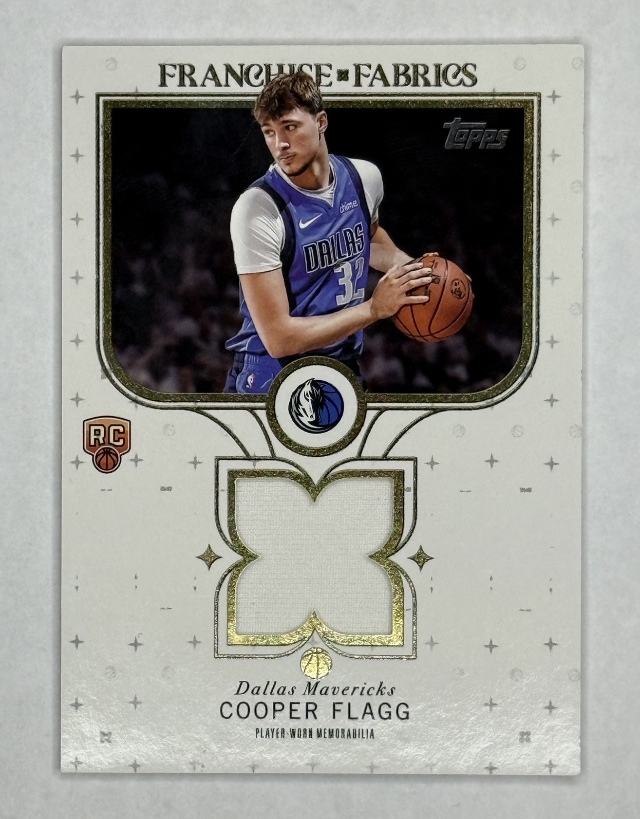 2025-26 Topps - Franchise Fabrics Cooper Flagg #FF-CF Rookie RC