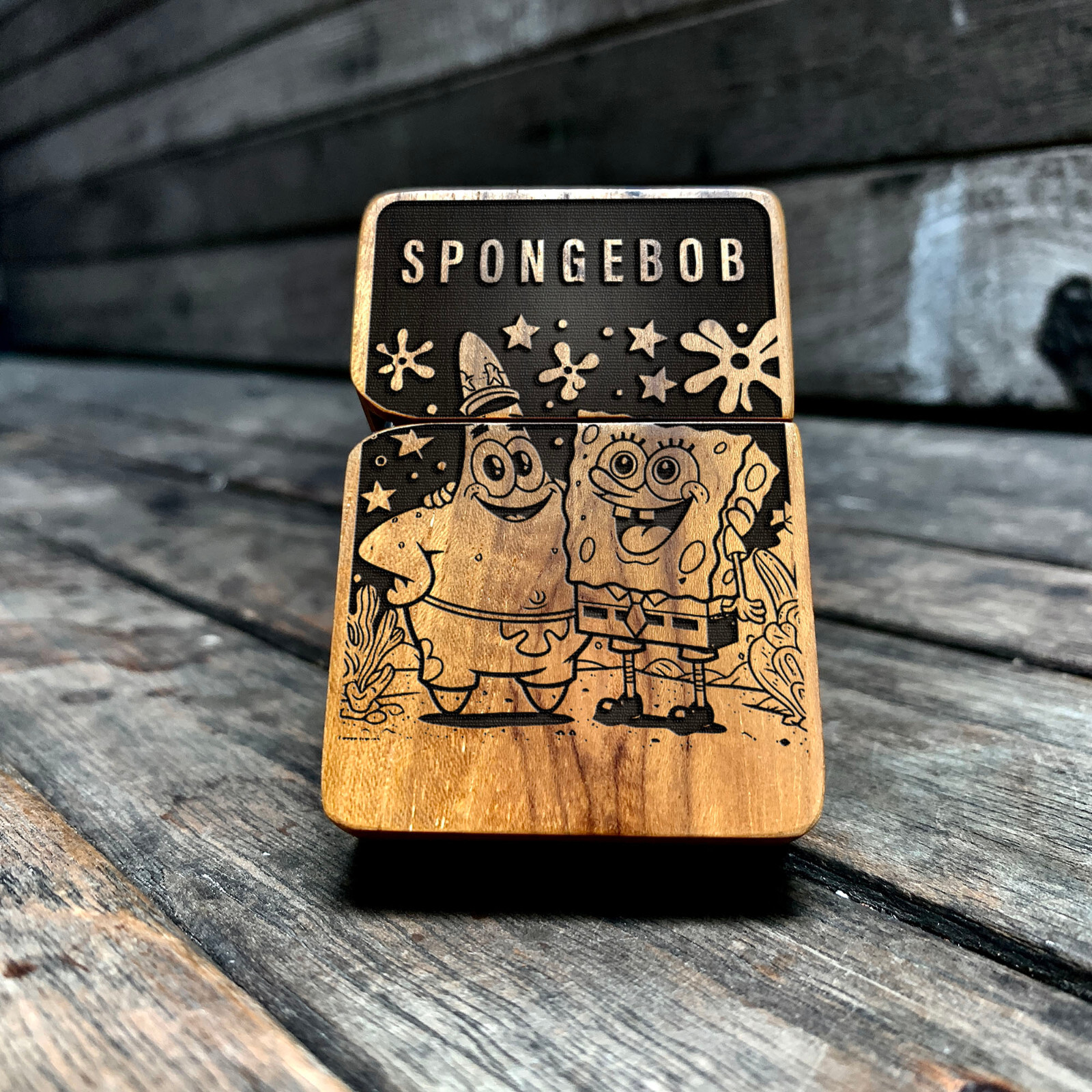 SpongeBob | Engraved Lighter | Smoking Accessories | Cool Lighter | Handmade