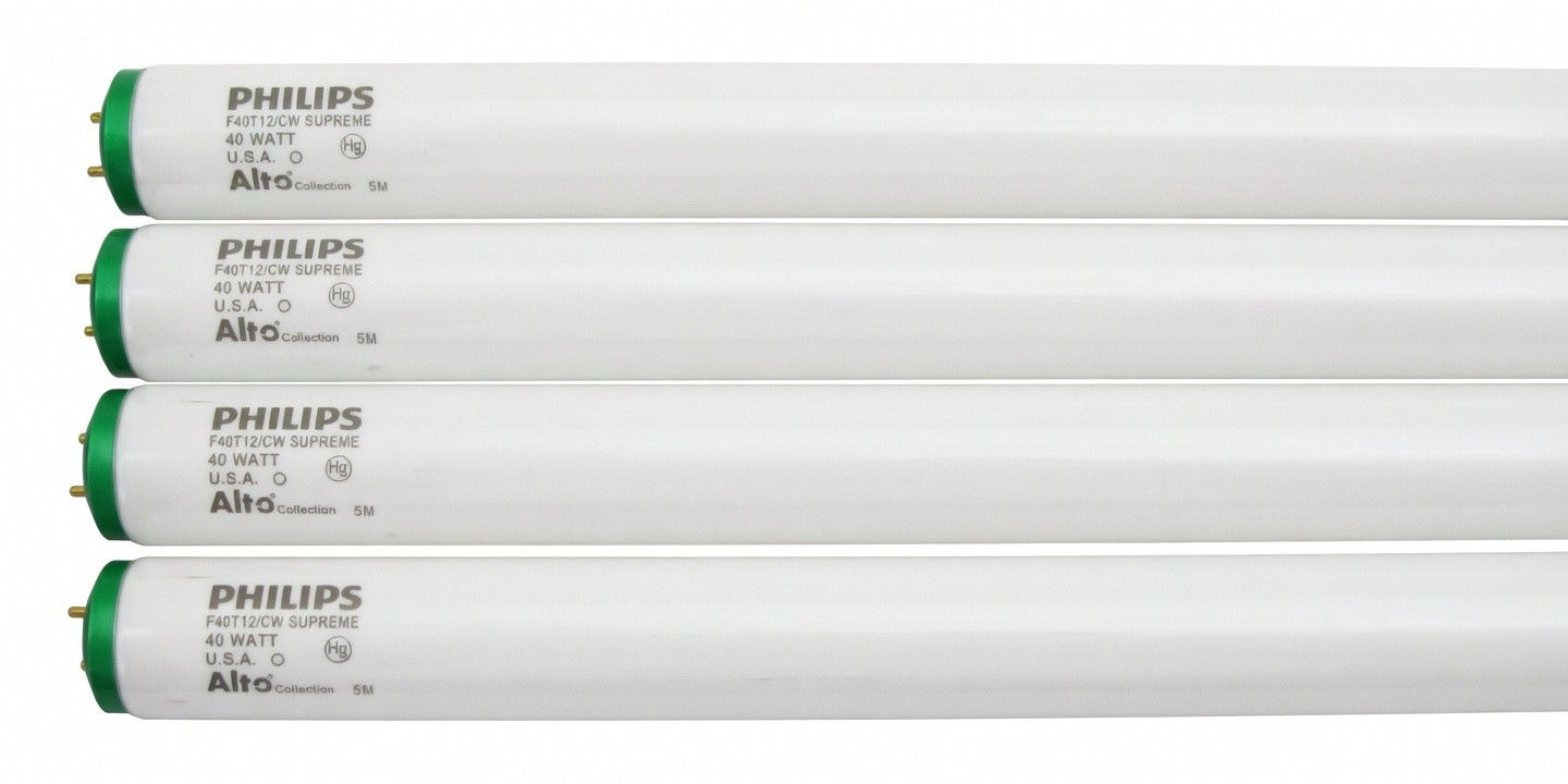 LOT OF 4 NEW PHILIPS F40T12/CW Supreme/ALTO FLUORESCENT TUBE LIGHT T12 4 ft 40W LOT OF 4 NEW PHILIPS F40T12/CW Supreme/ALTO FLUORESCENT TUBE LIGHT T12 4 ft 40W