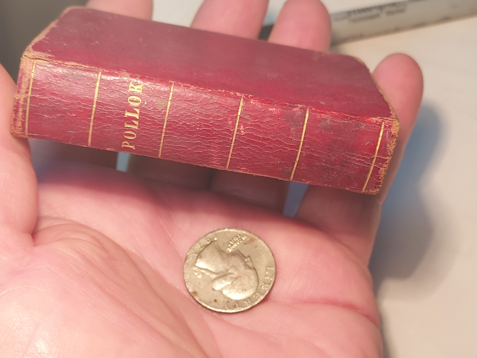 Antique 1846 The Course of Time. A Poem by Robert Pollok, A.M. -Sanborn & Carter