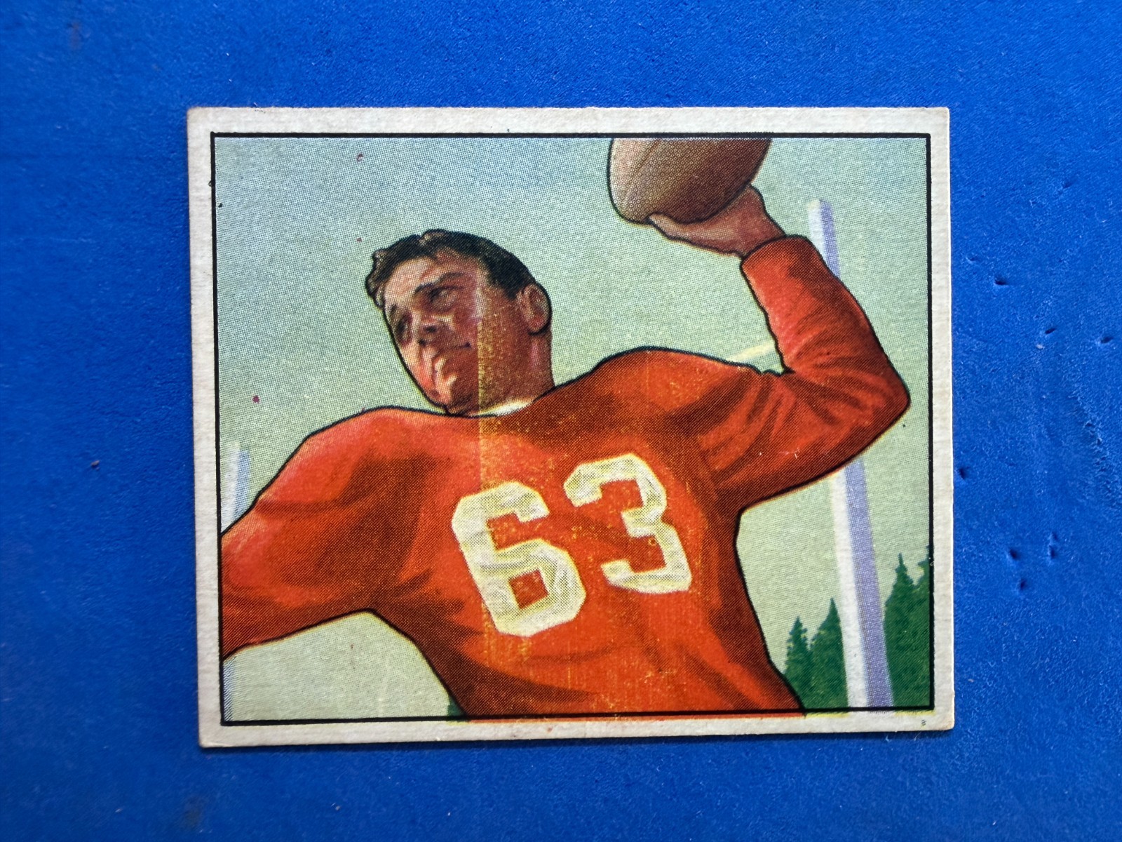 1950 Bowman Football #36 Frank Albert EX