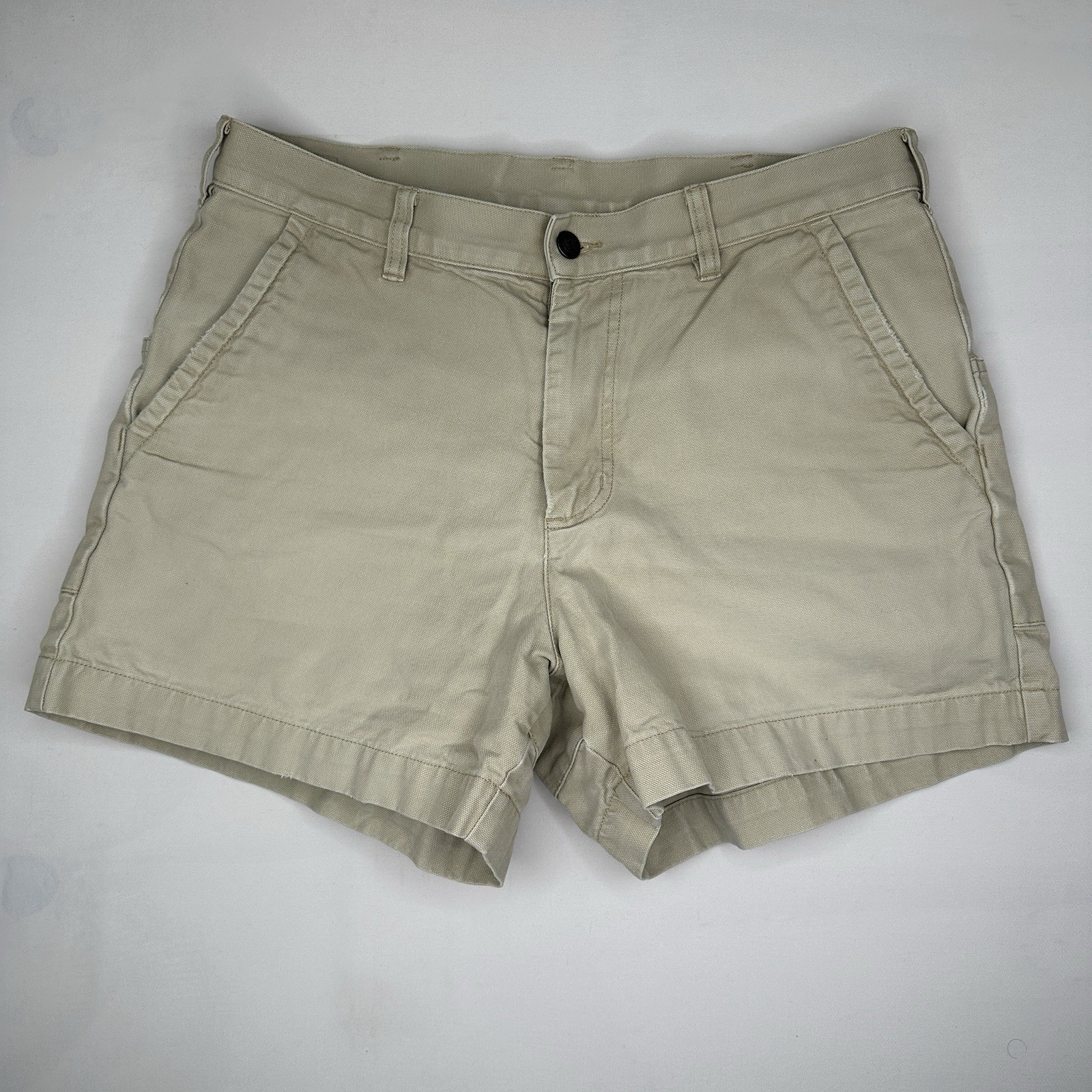 Patagonia Stand Up Shorts Mens 33 Beige Organic Cotton Canvas SP12 Patagonia Stand Up Shorts Mens 33 Beige Organic Cotton Canvas SP12