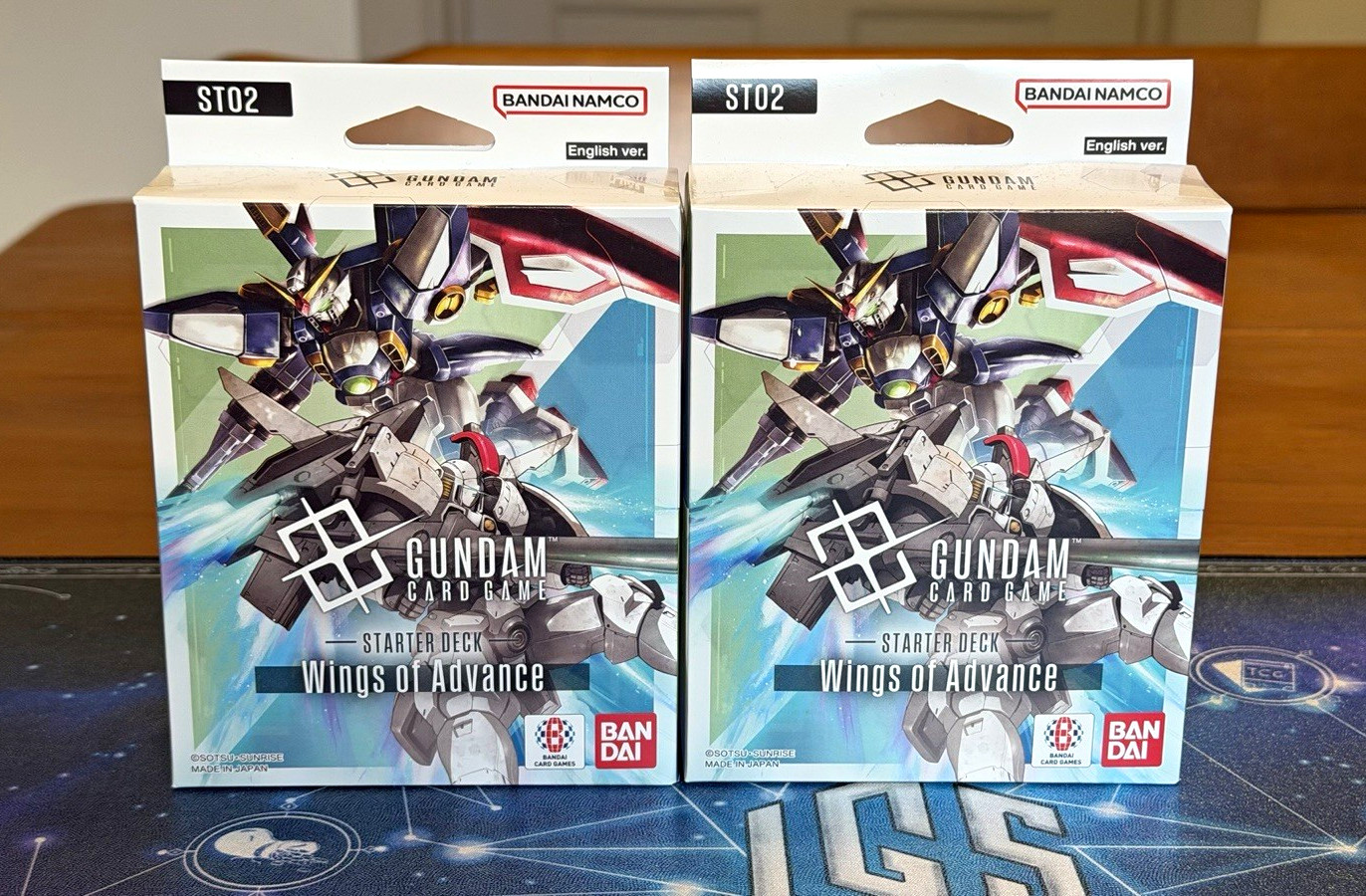 Bandai Namco Gundam TCG ST02 Wings of Advance Starter Deck (x2) English/Sealed Bandai Namco Gundam TCG ST02 Wings of Advance Starter Deck (x2) English/Sealed