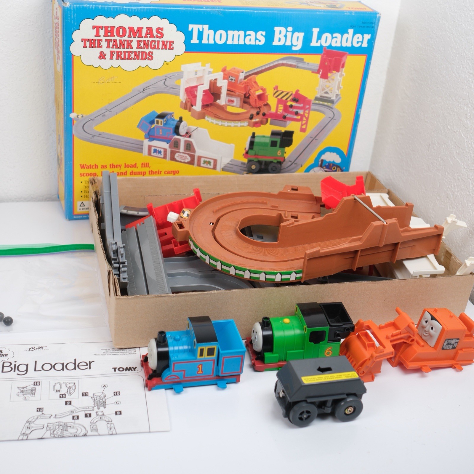 Vintage 2001 Tomy Thomas The Tank Engine & Friends #6563 Thomas Big Loader New