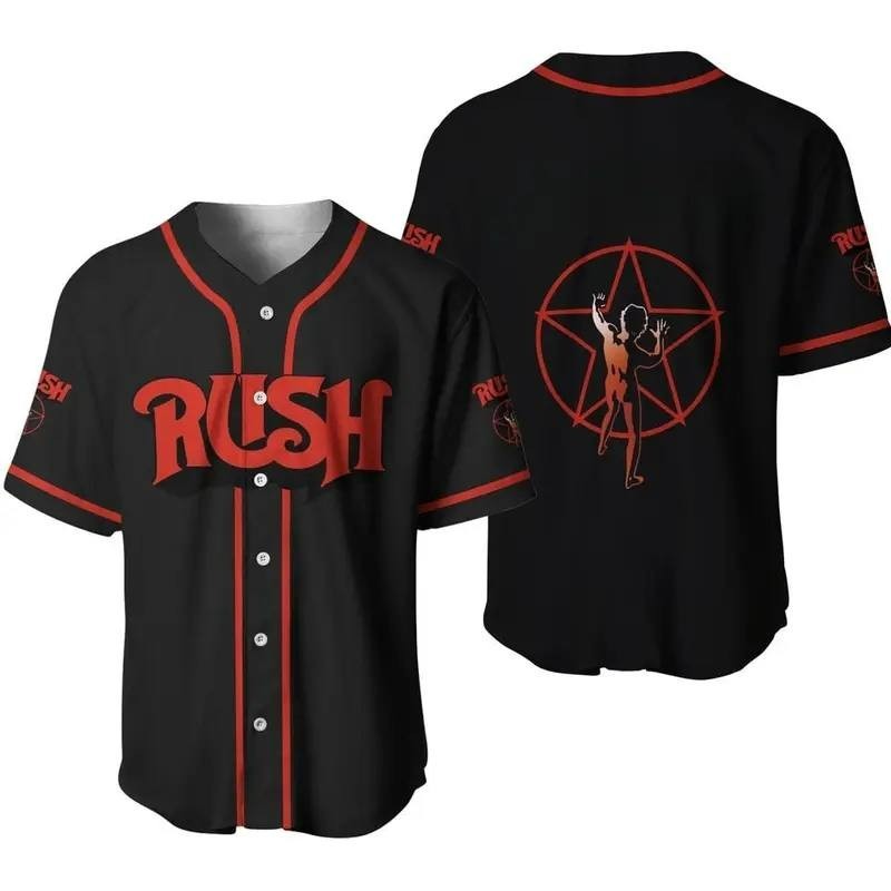 Rush Something Tour 2026 Merch 50 Baseball Jersey