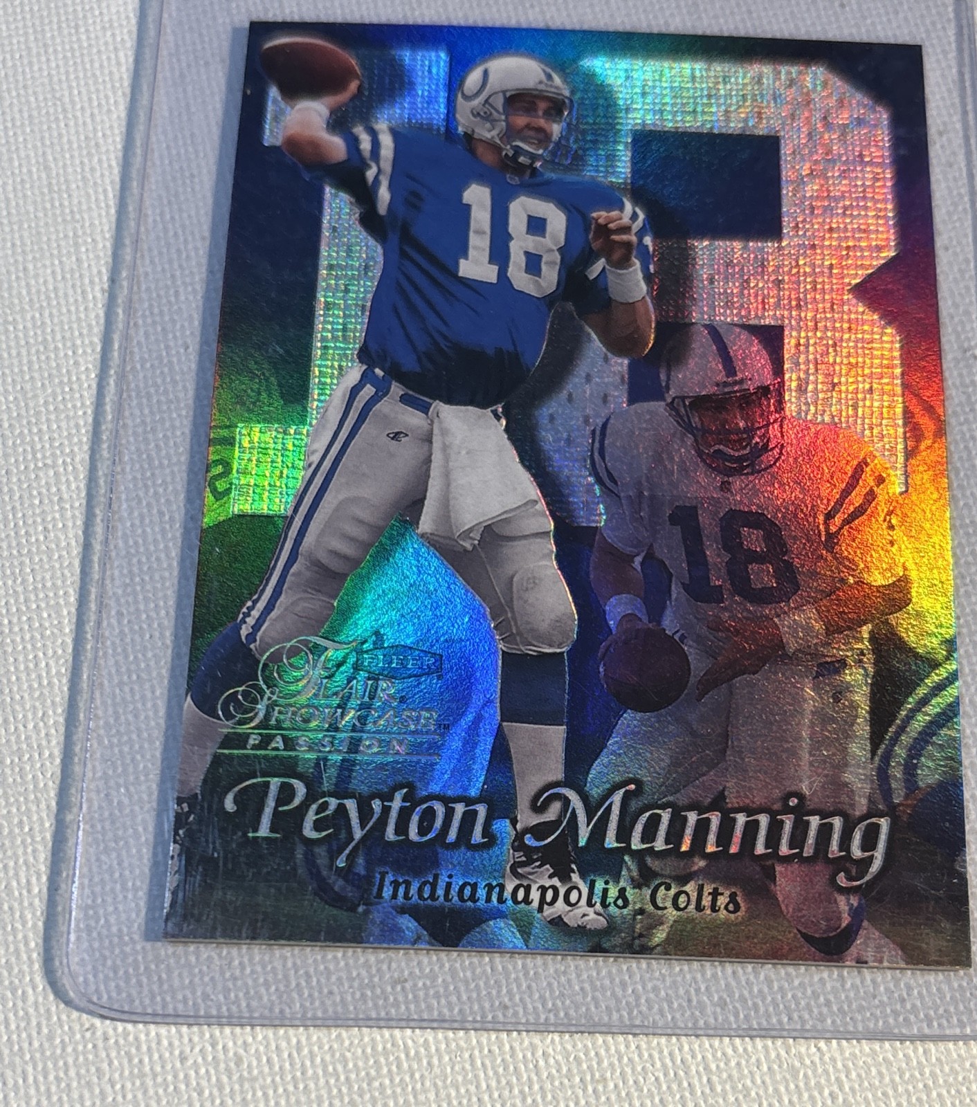 1999 Flair Showcase - Peyton Manning #70