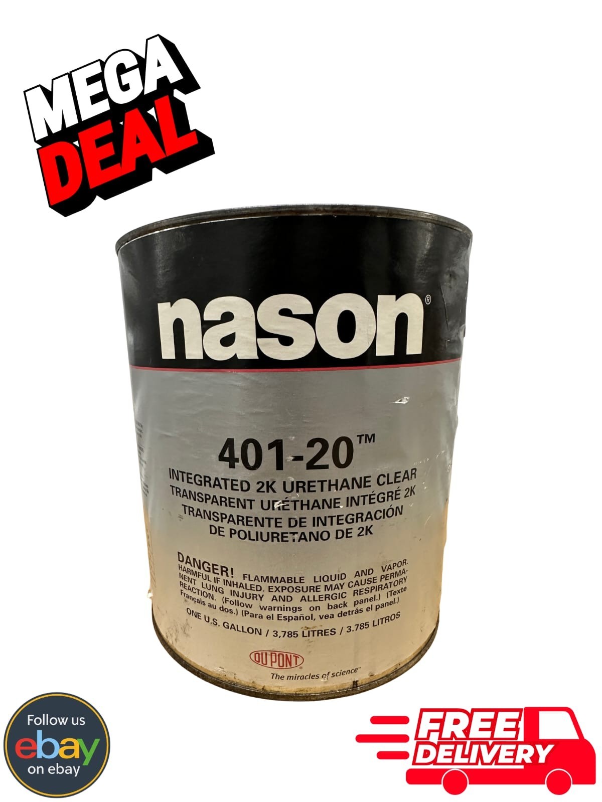 Axalta Nason 401-20 Integrated 2K Urethane Clear 1 Gallon Ful-Thane