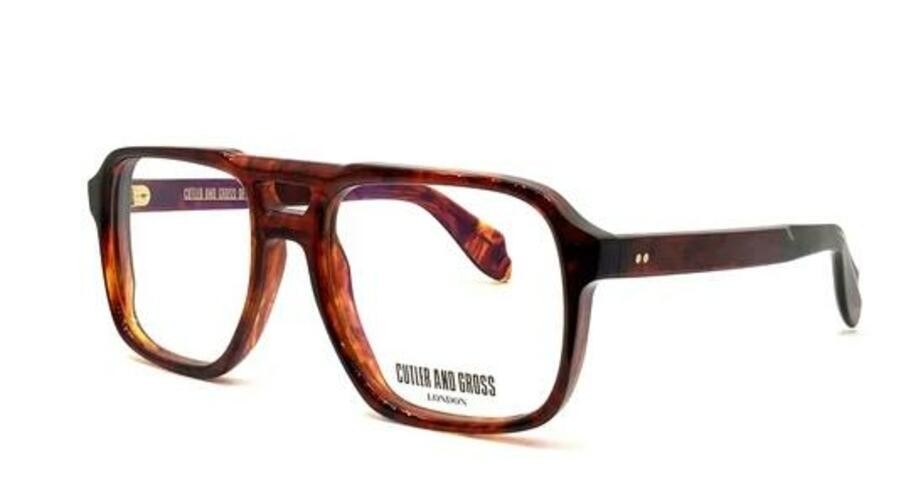 New Cutler & Gross CG-1394 02 Red Havana Eyeglasses 57/19/150