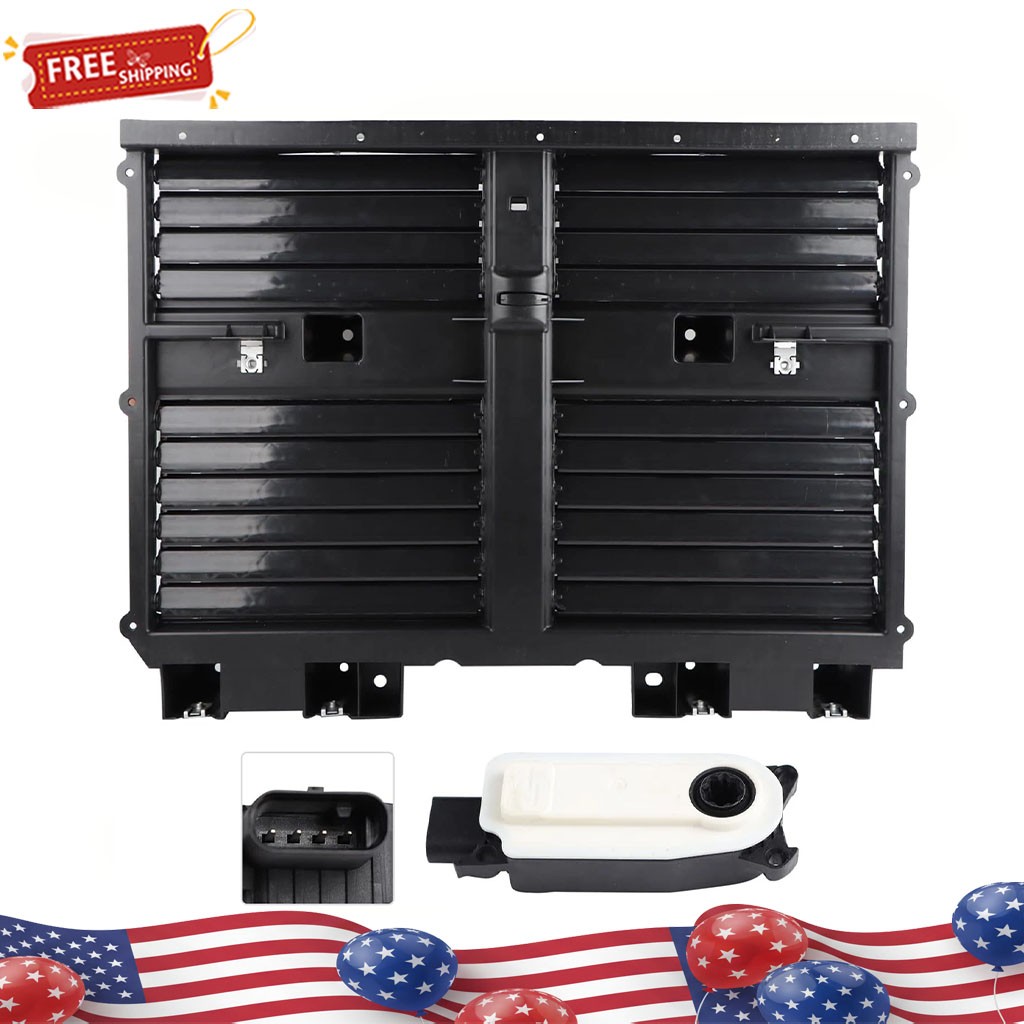 68425775AD Front Radiator Shutter Assembly W/ Motor For 2022-2025 Jeep Wagoneer