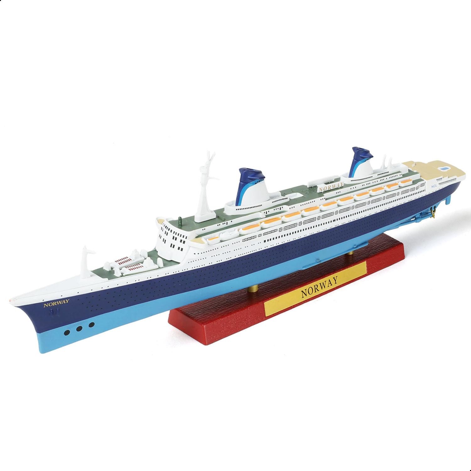 1/1250 Scale MS Norway Ocean Liner Die-Cast Metal Model – Norwegian Cruise Line