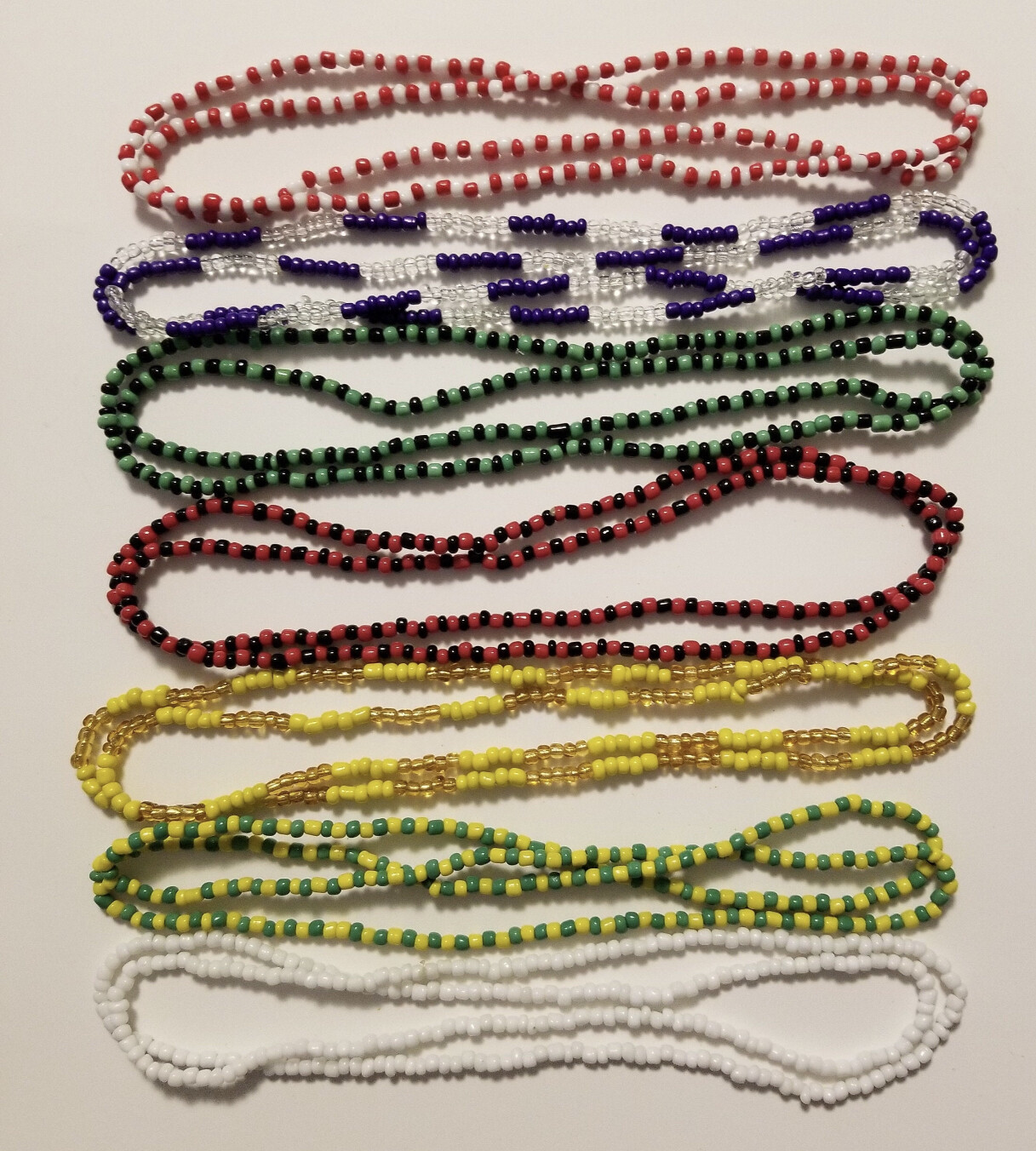 7 ELEKE RELIGIOSO Already Blessed,Collares Consagrado, Necklace,YORUBA Santeria