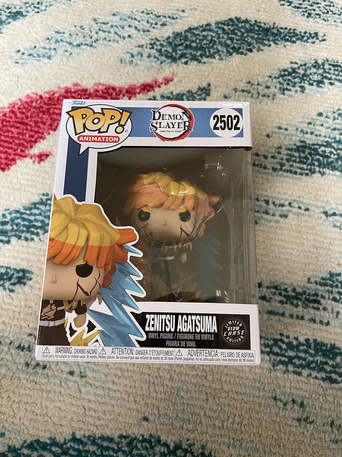 Funko Pop Premium Animation: Demon Slayer - ZENITSU AGATSUMA Glow Chase GITD 
