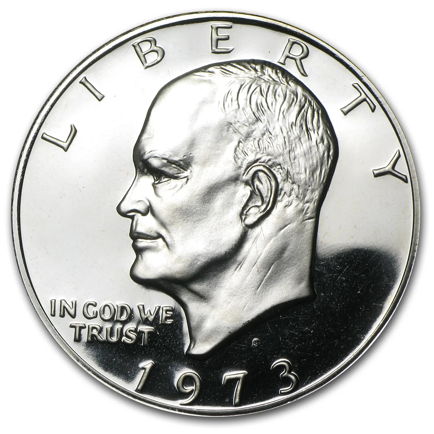 1973-S Eisenhower Silver Dollar Choice/Gem Proof