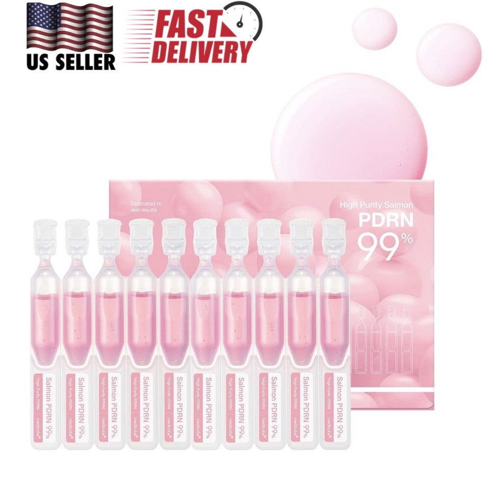 Medicube Salmon DNA PDRN Pink One Day Serum  99% Salmon DNA PDRN 0.05 fl.oz x 10