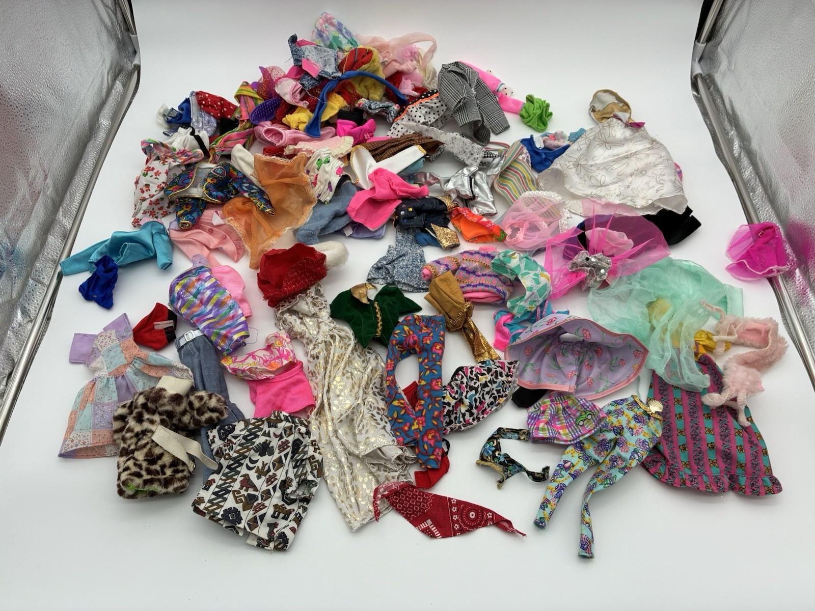 Vintage Barbie Doll Clothes Lot 80s 90s Mattel Dresses Skirts Tops Fashion