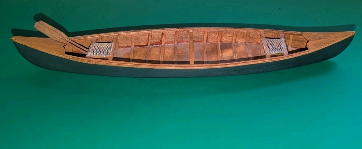 Hand Crafted Wooden Guide Boat/ Canoe By Poseidon Studio Hand Crafted Wooden Guide Boat/ Canoe By Poseidon Studio