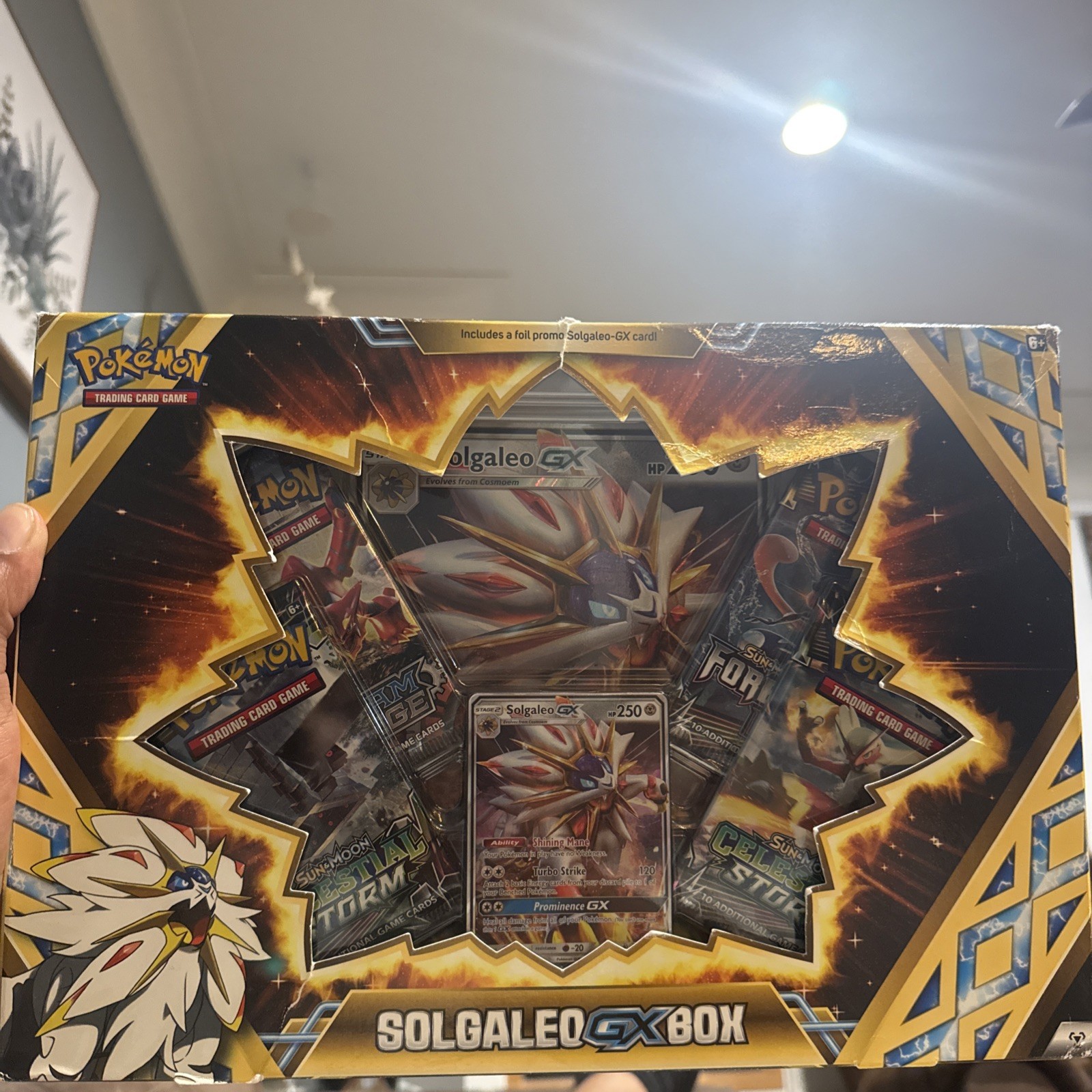 Pokémon Solgaleo GX Box - Sun & Moon Celestial Storm Promo Brand New Sealed