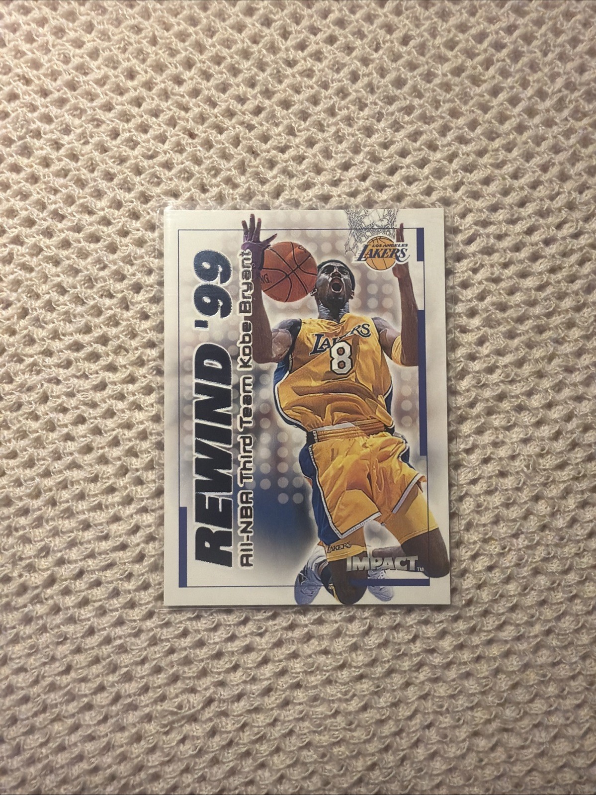 1999-00 Skybox Impact - Rewind '99 Kobe Bryant #28 RN 1999-00 Skybox Impact - Rewind '99 Kobe Bryant #28 RN