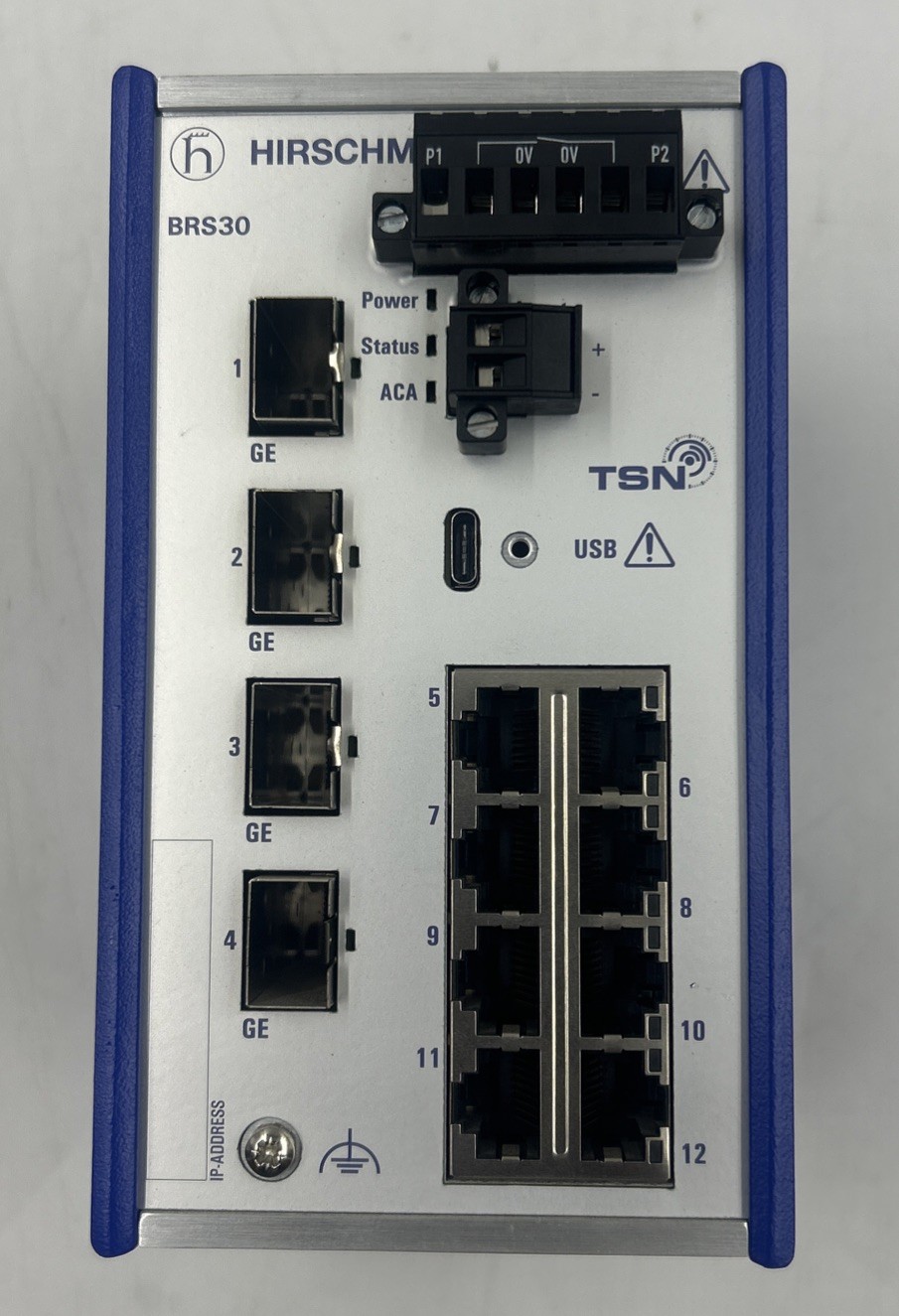 Hirschmann Belden BRS30 BOBCAT Rail Switch BRS30-0804OOOO-EFEY99HHSEA09.0.02