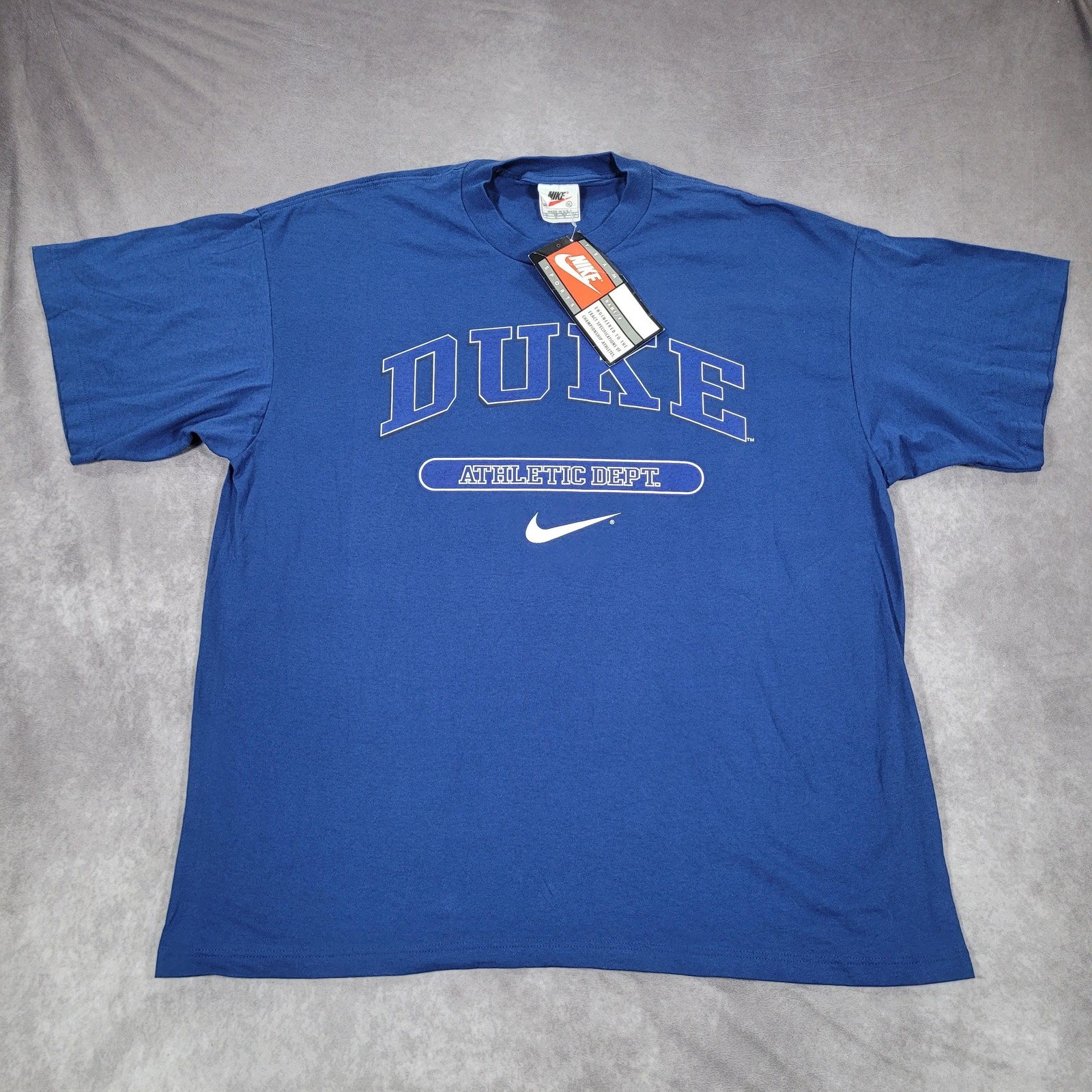 Vintage Duke Blue Devils Shirt Mens XL Blue NCAA Basketball Nike Team Sports 90s