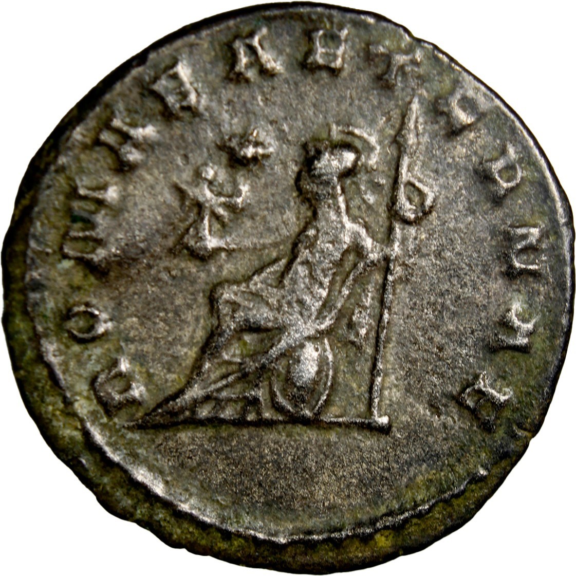 Gallienus AR Antoninianus Roma Aeterna Asian Mint Fully Silvered 4.44g EF Sharp Gallienus AR Antoninianus Roma Aeterna Asian Mint Fully Silvered 4.44g EF Sharp