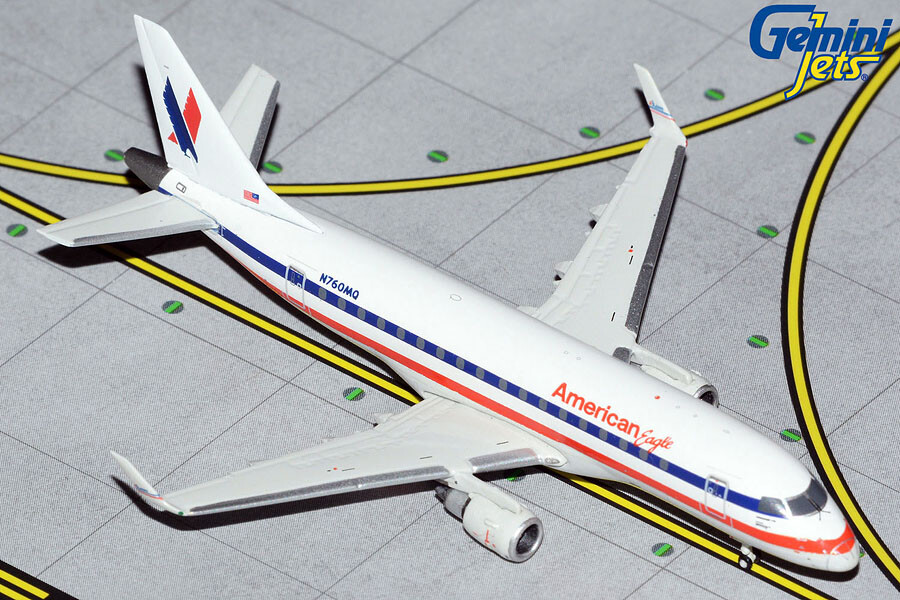 GEMINI JETS AMERICAN EAGLE EMBRAER E-170 RETRO LIVERY1/400 GJAAL2056 IN STOCK GEMINI JETS AMERICAN EAGLE EMBRAER E-170 RETRO LIVERY1/400 GJAAL2056 IN STOCK
