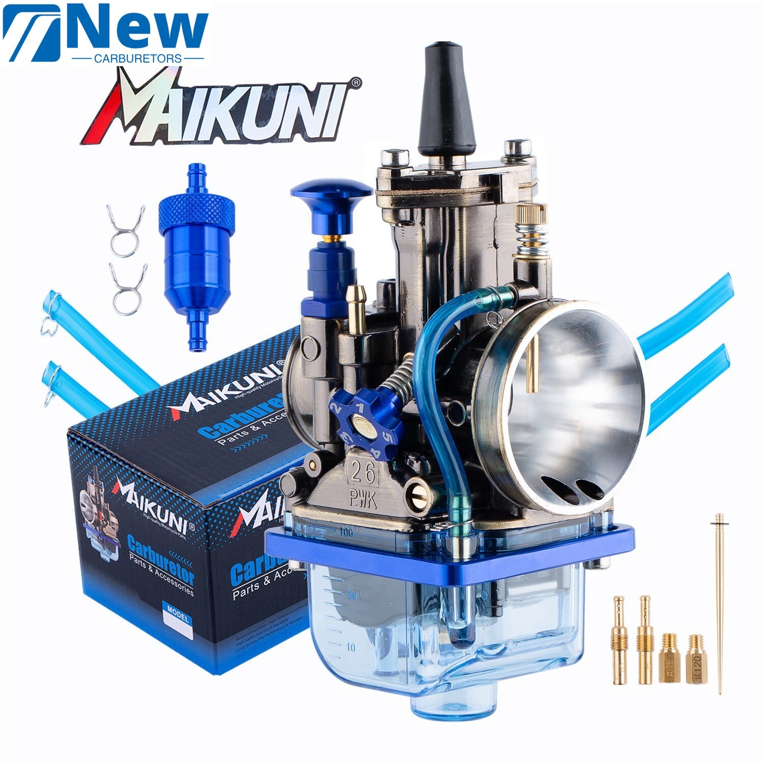 PWK 26 Carburetor Upgrade Racing 26mm Carb For 125cc 140cc 2-Stroke Pit Bike GY6