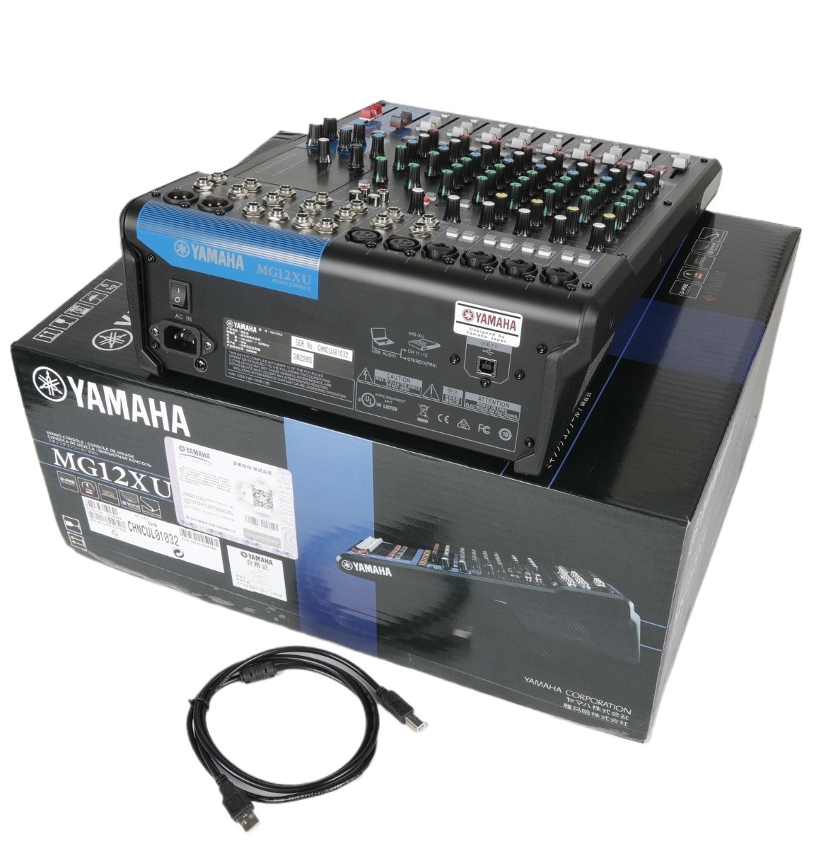 New Yamaha MG12XU 12 Channel Mixer With USB And Effects
