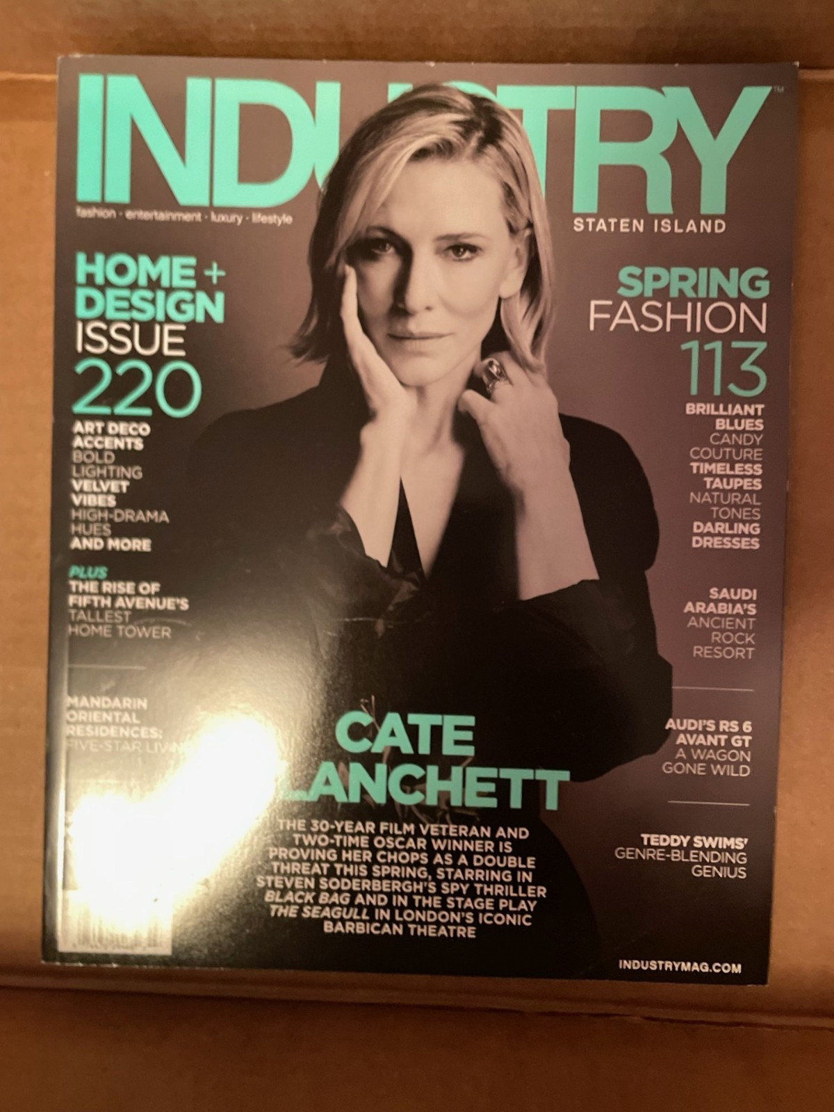 INDUSTRY Magazine CATE BLANCHETT Staten Island - Spring Fashion Issue