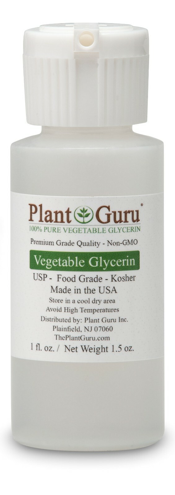 Vegetable Glycerin USP 99.9 % Pure Food Grade VG PG Liquid 1 oz - Gallon Bulk 