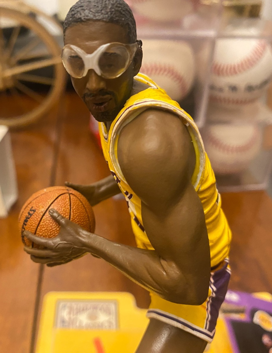 JAMES WORTHY, NBA, Mcfarlane Toy Action Figure, New, Pre-owned, No plastic case