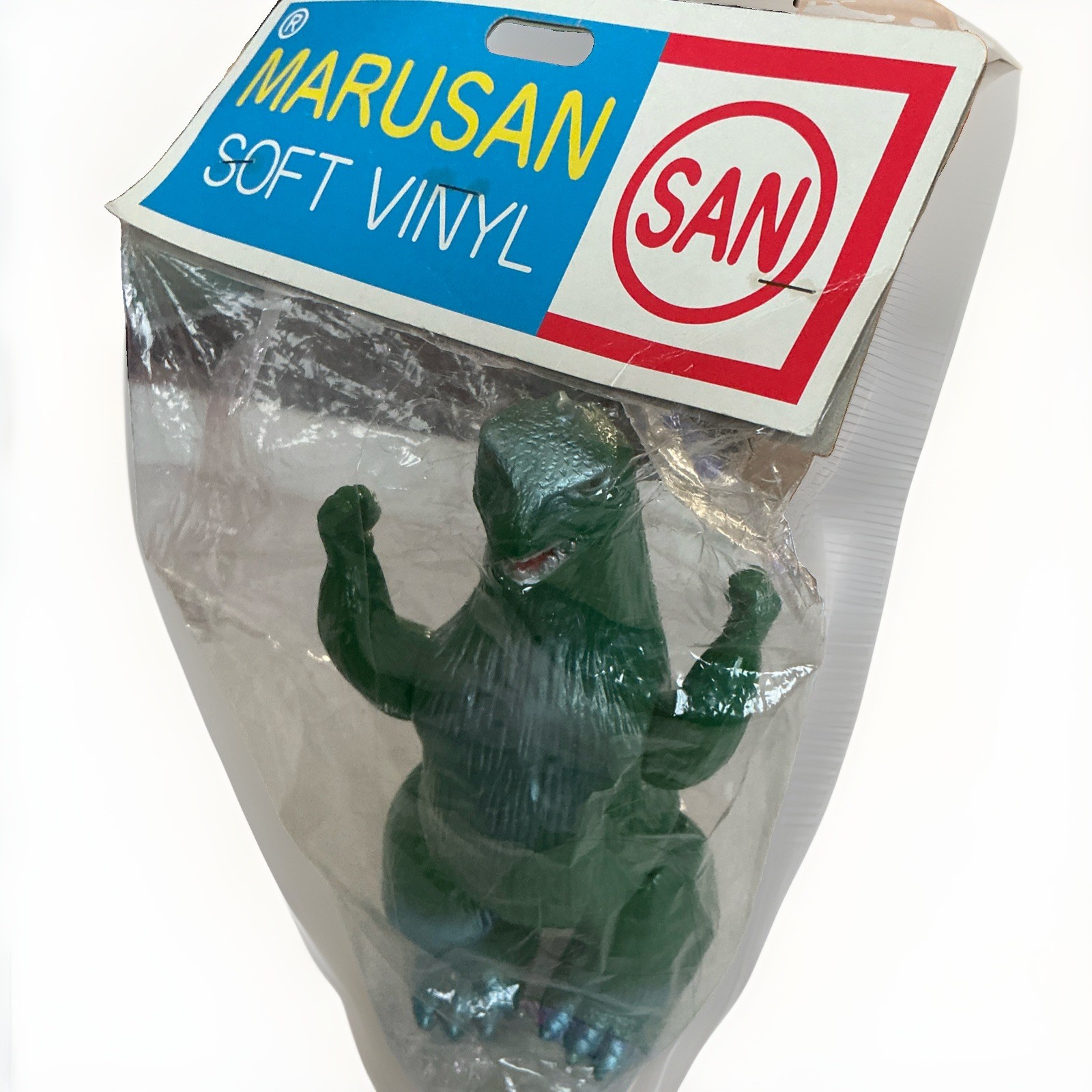 Marusan Godzilla Green Vers Sofubi Vinyl Figure Factory Sealed Mint In Bag MIB