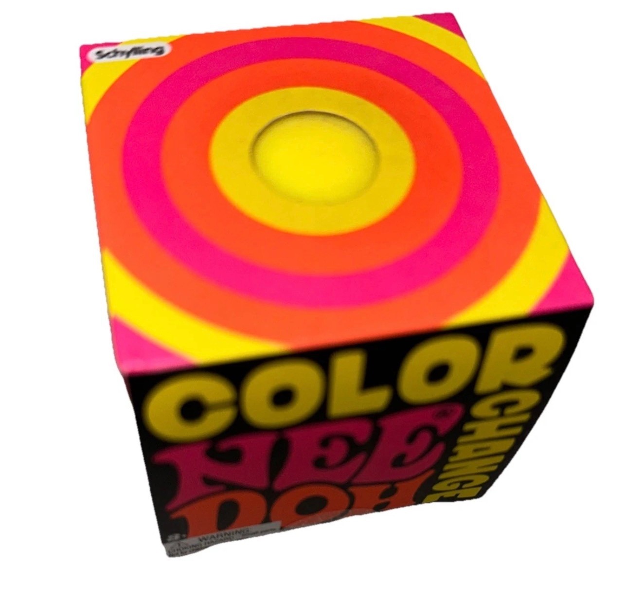 Authentic NeeDoh Color Change Yellow Fidget Toy by Schylling Sensory Stress Ball