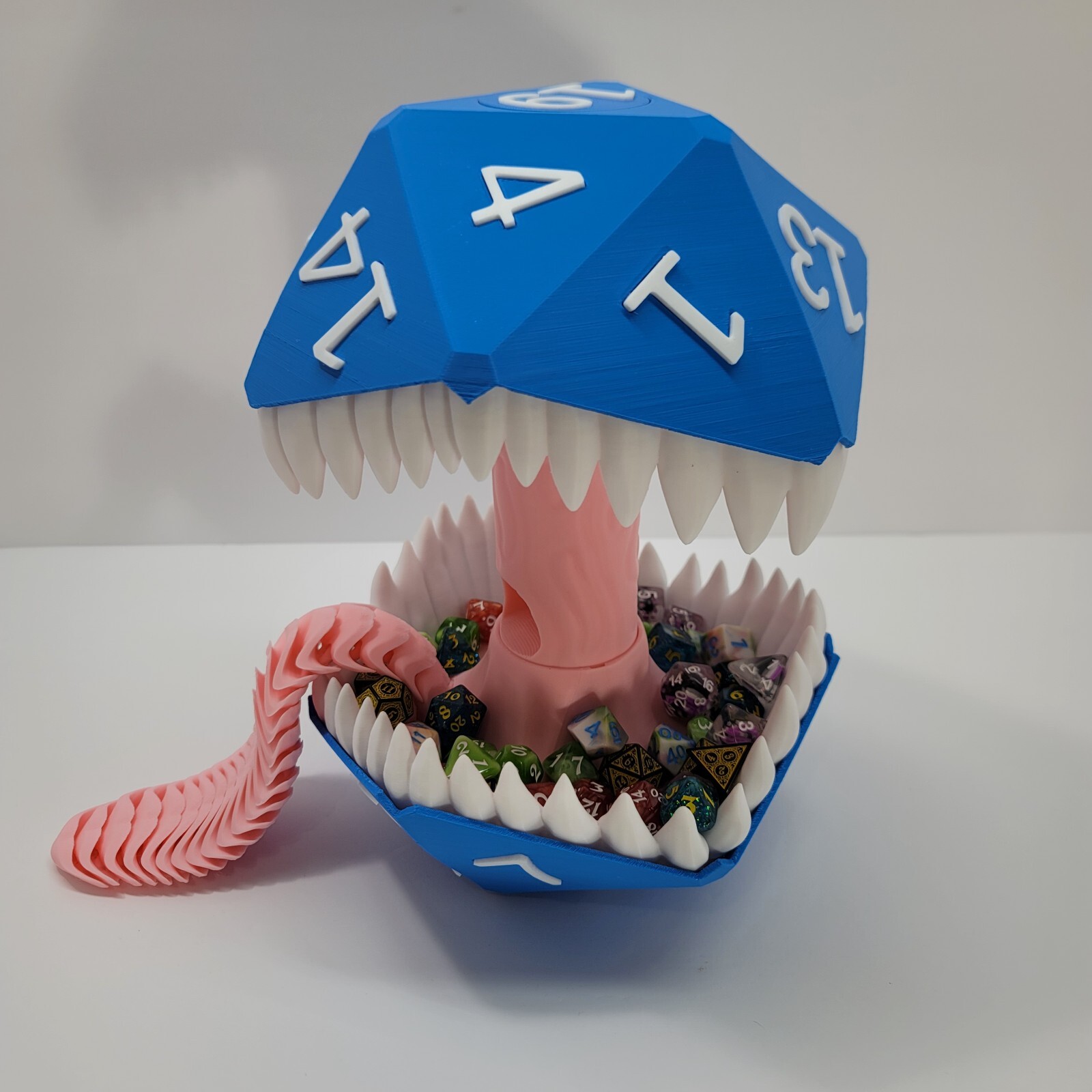 Mimic D20 Dice Tower & Holder - Dungeons and Dragons Pathfinder Cthulhu RPG D&D