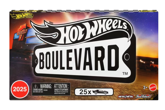 2025 Hot Wheels Boulevard 25-Car Factory Set JFM00 Die-Cast 1:64