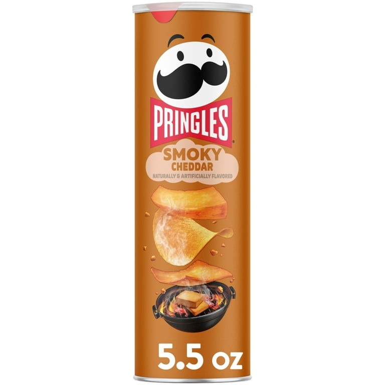 14x Cans Pringles Smoky Cheddar Flavor Potato Crisps Chips | 5.5oz 14x Cans Pringles Smoky Cheddar Flavor Potato Crisps Chips | 5.5oz