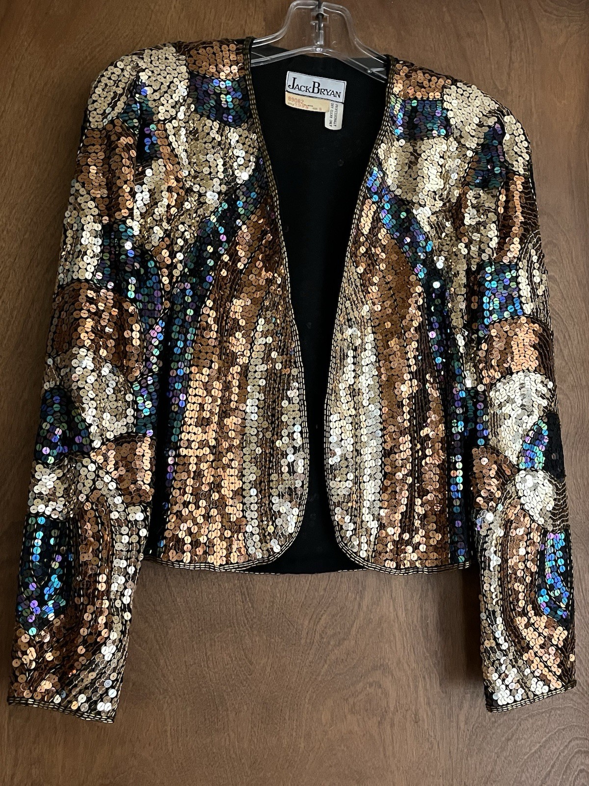 VINTAGE JACK BRYAN SEQUIN JACKET