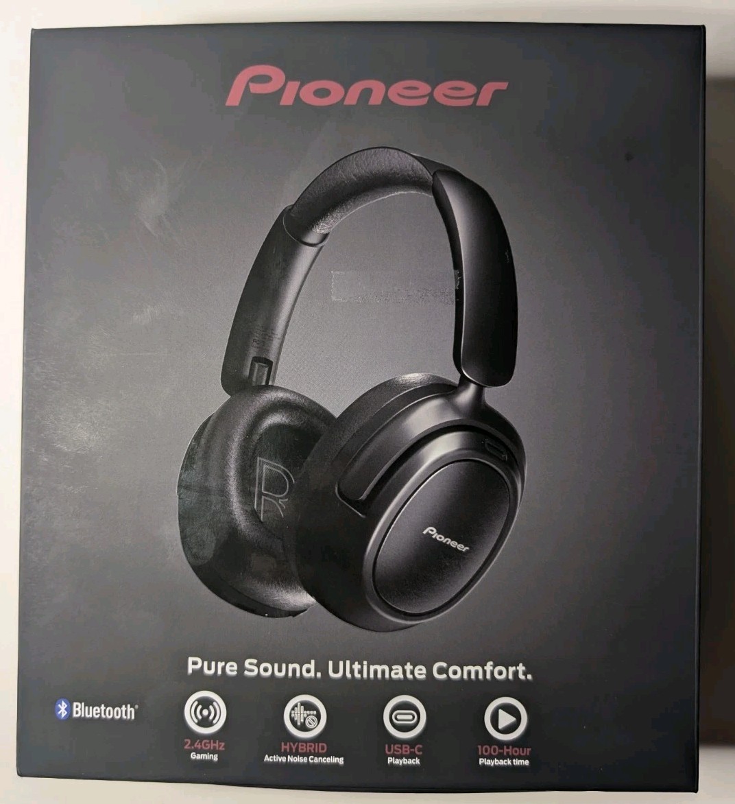 Pioneer A50 Dual Mode Wireless Headphones with Hybrid Active Noise Cancellation