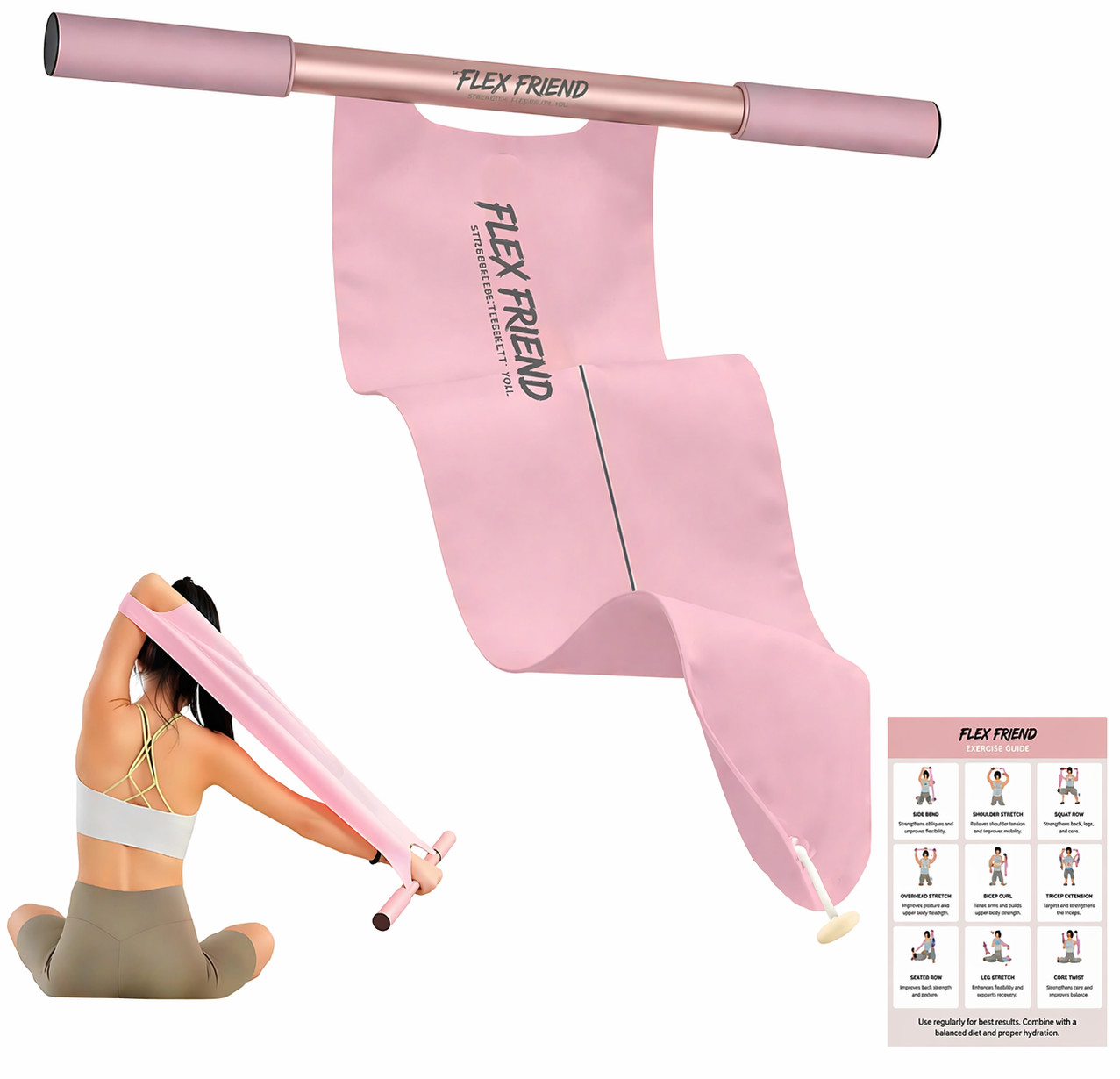 Yoga Stretching Strap, Mobility & Full Body Strengthening Device