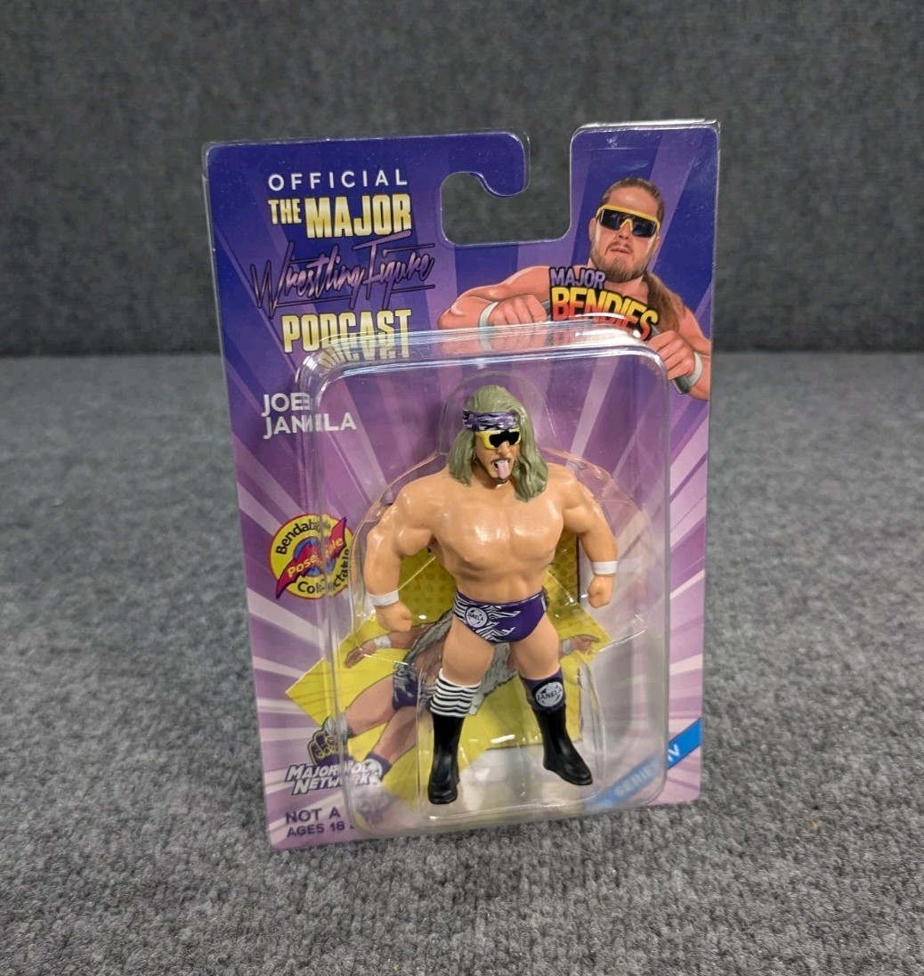 Major Bendies Joey Janela Series IV Major Wrestling Figure Podcast W/ Card Major Bendies Joey Janela Series IV Major Wrestling Figure Podcast W/ Card