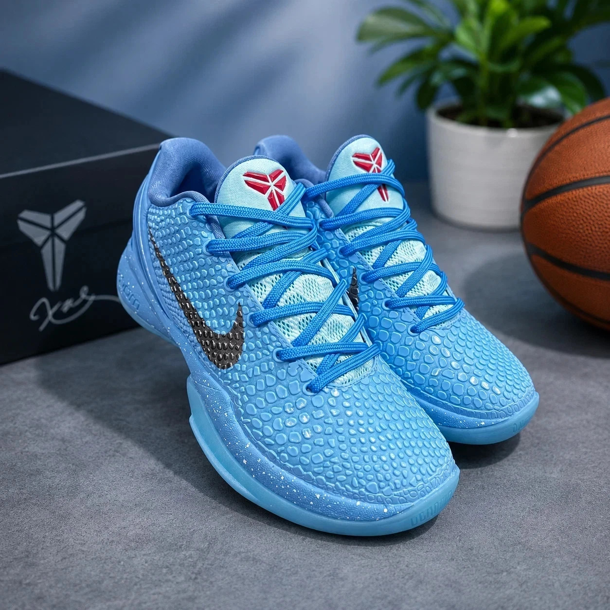 Men\'s Kobe 6 Protro Blue Ice Grinch Sport Size US 7-12 NEW