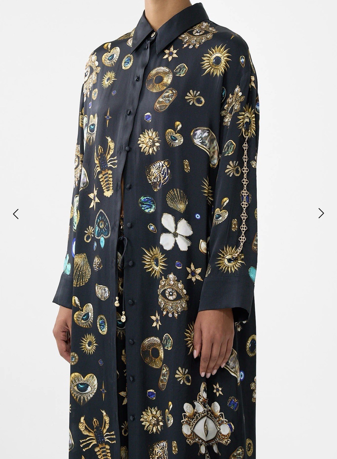 CAMILLA Amulets & Alchemy Silk Shirt Dress Size M/12 BNWT RRP $850 - SOLD OUT
