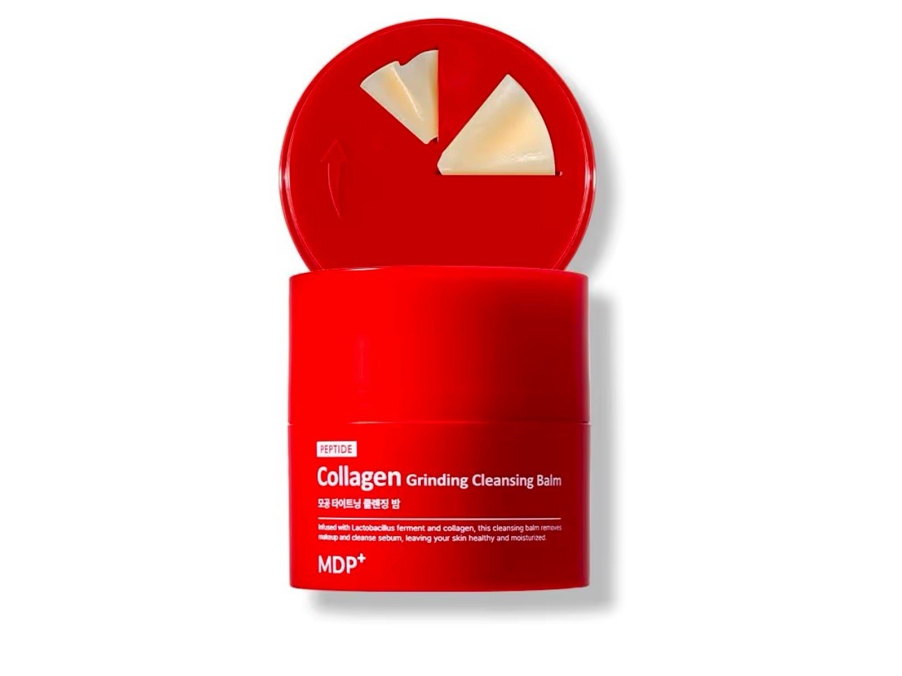 MDP+ Red Lacto Collagen Grinding Cleansing Balm 50ml Peptide Makeup Remover MDP+ Red Lacto Collagen Grinding Cleansing Balm 50ml Peptide Makeup Remover